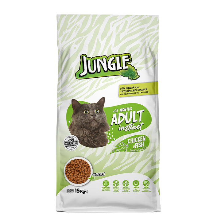Jungle Adult Cat Food with Chicken-Fish