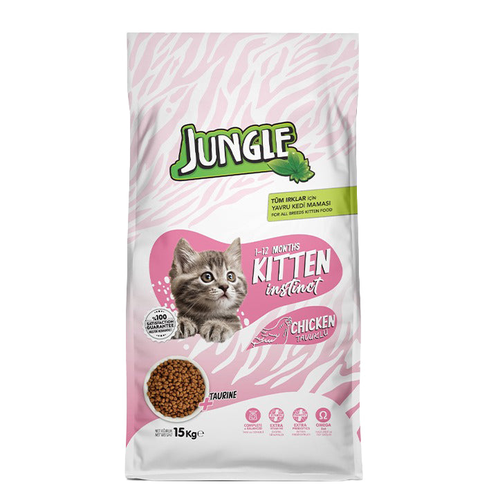 Jungle Kitten with Chicken