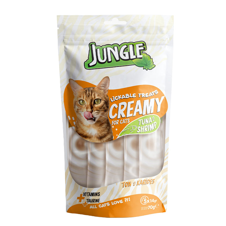 Jungle Licklable Treat Tuna & Shrimp For Cat