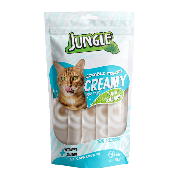 Jungle Licklable Treat Tuna & Salmon For Cat