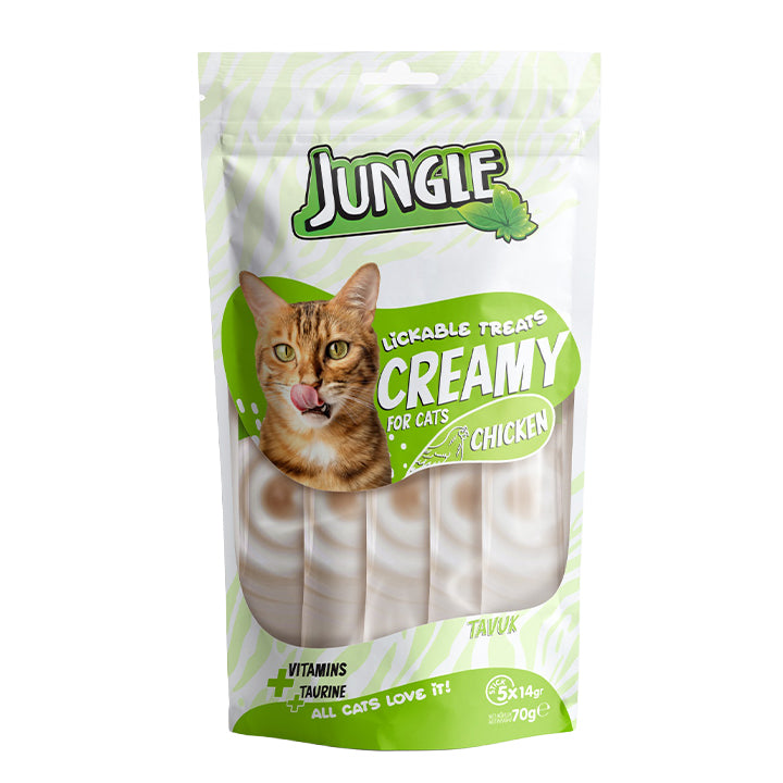 Jungle Lickable Treat Chicken For Cat