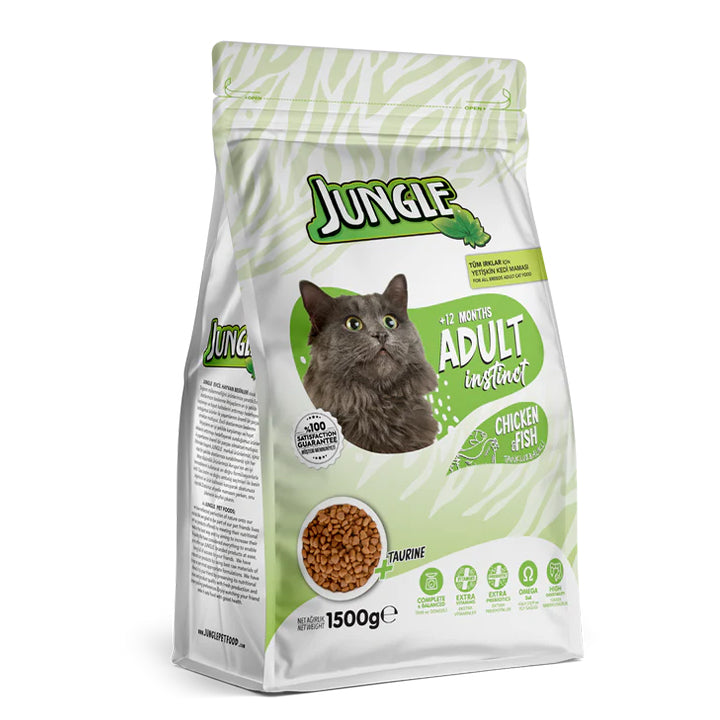 Jungle Adult Cat Food with Chicken-Fish