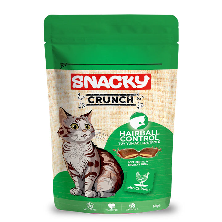 Snacky Cat Crunch ( Hairball Control ) Chicken