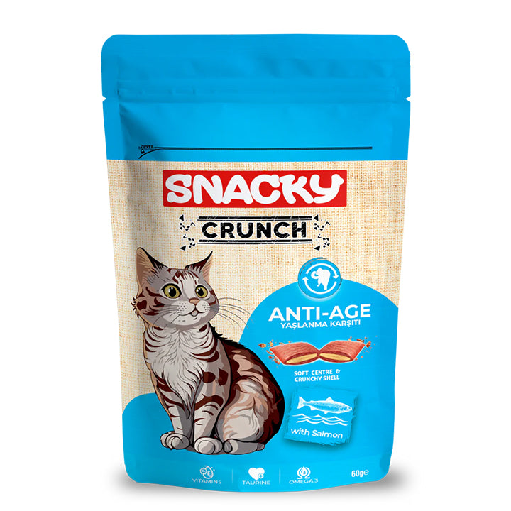 Snacky Cat Crunch ( Anti Age ) Salmon