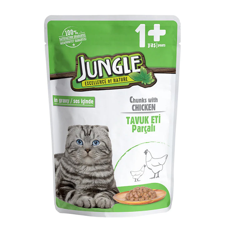 Jungle Chicken Pouch Wet Food