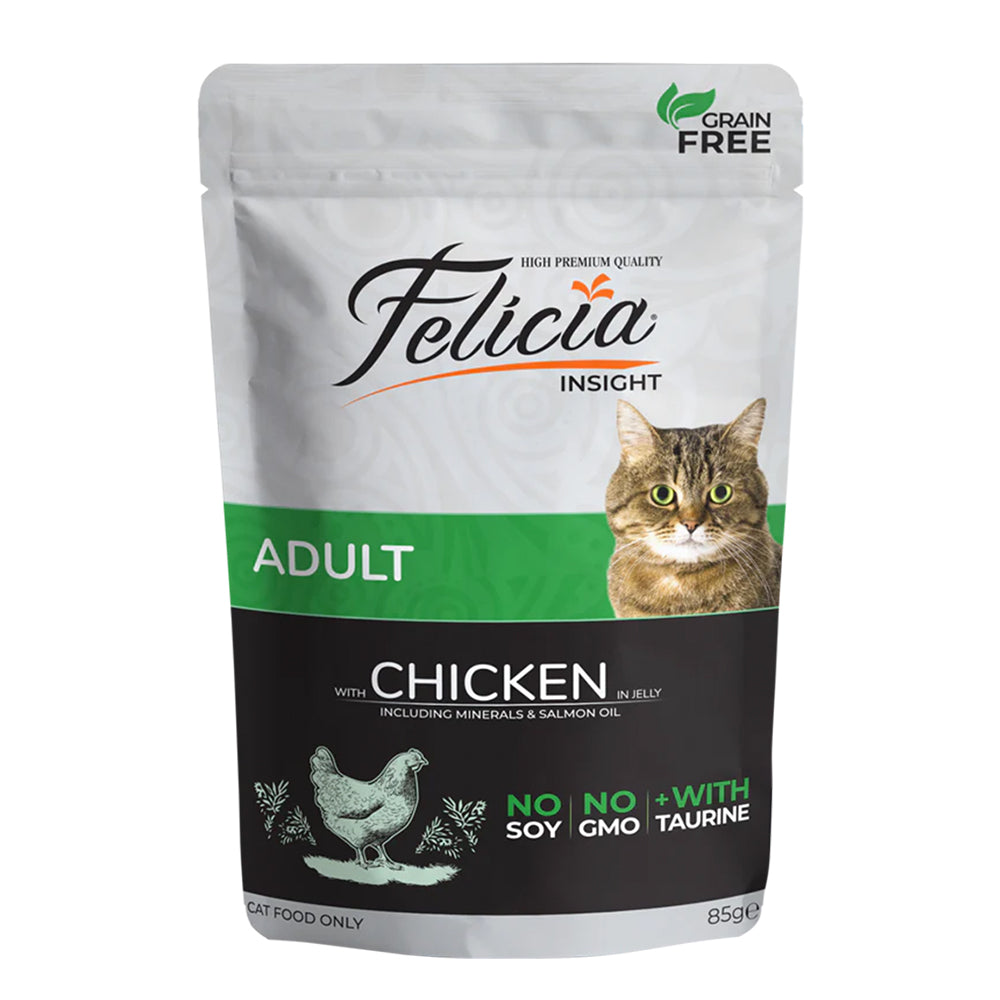 Felicia Adult Cats with Chicken in Jelly