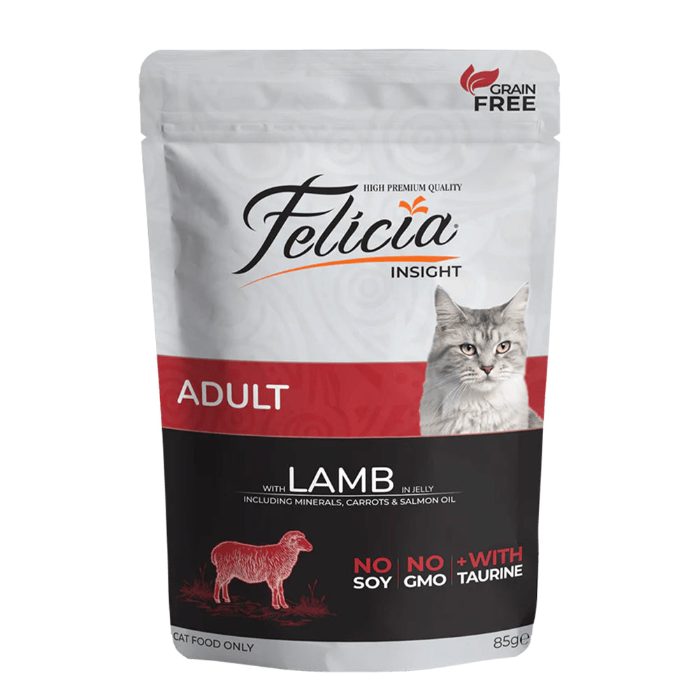 Felicia Adult Cats with Lamb in Jelly