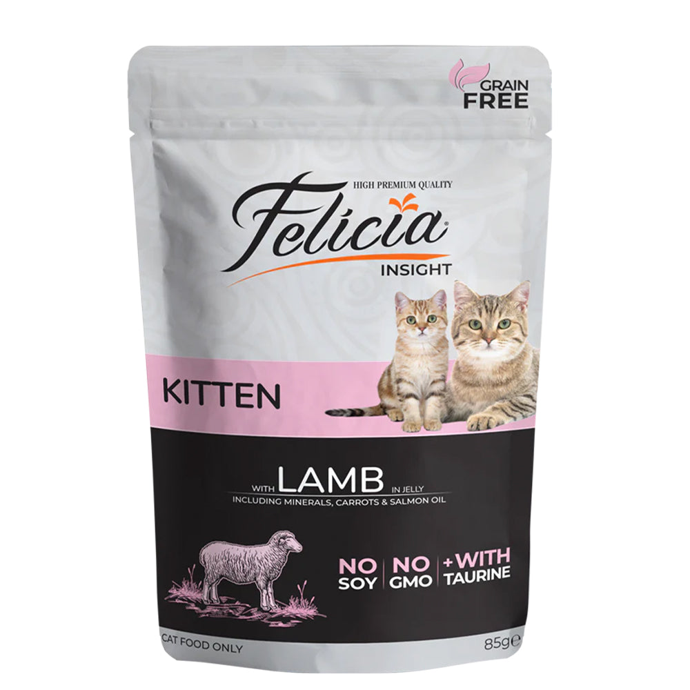 Felicia Kittens with Lamb in Jelly